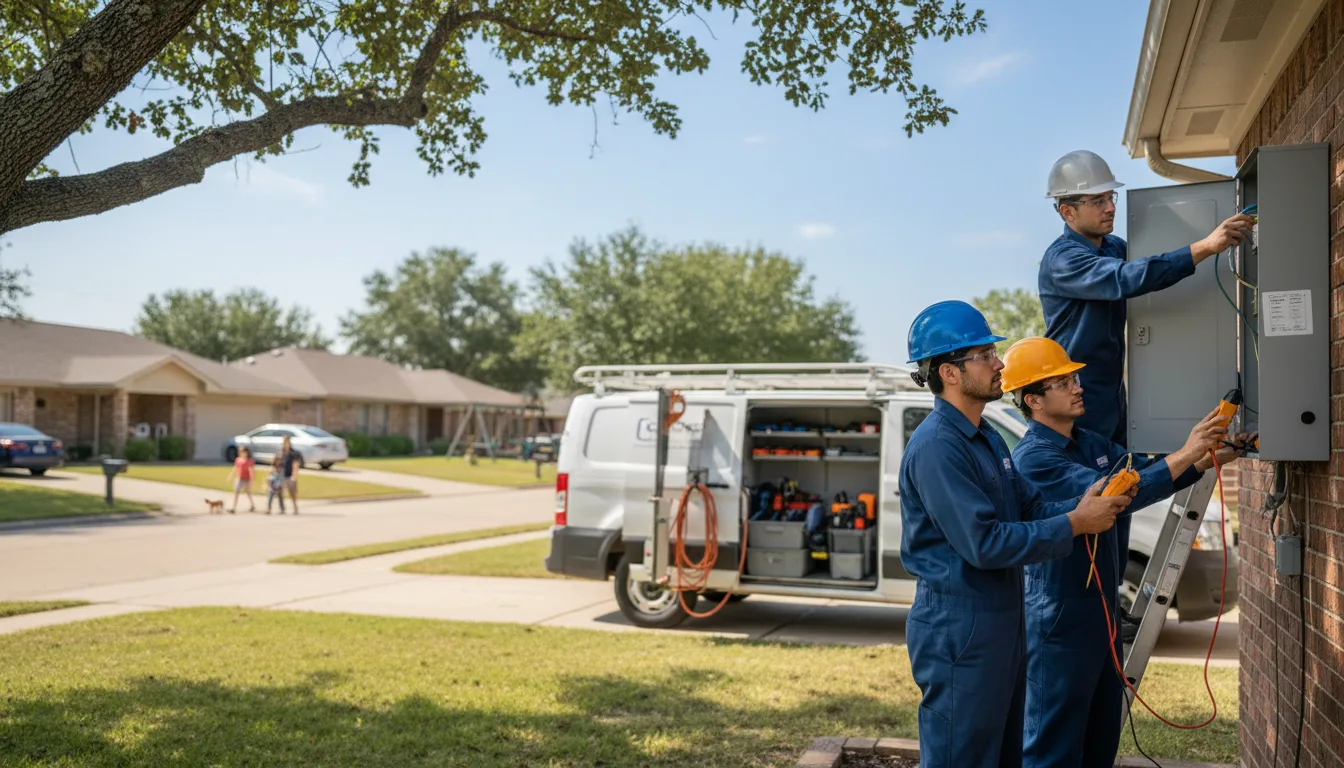 Certified electrician providing emergency electrical services in Butler, WI